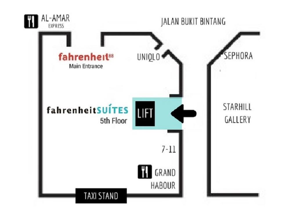 Fahrenheit Suites Bukit Bintang, Kuala Lumpur Zewnętrze zdjęcie